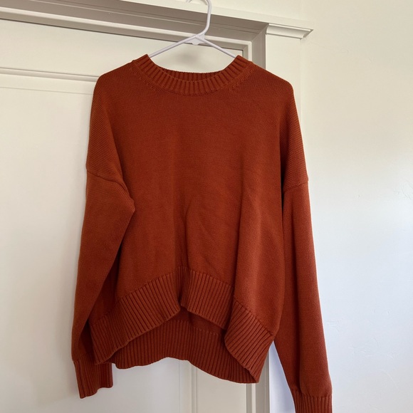 Organic Cotton Boyfriend Crew Sweater - Picture 2 of 4